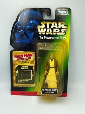 Star Wars The Power of the Force Obi-Wan Ben Kenobi Freeze Frame Action Figure